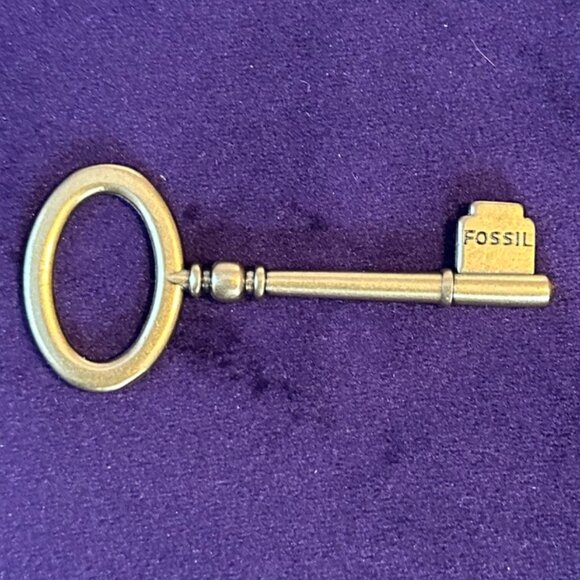 Fossil Other - Vintage Fossil brass skeleton key